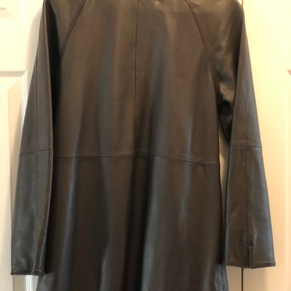 Genuine Leather Ellen Tracy Coat - Picture 5 of 10